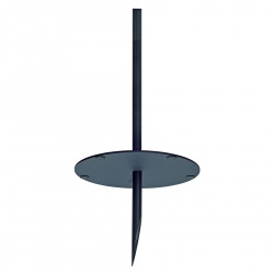 SLV Aluminium earth spike for ADEGAN and PLENUM floor lamps, anthracite
