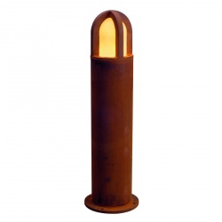SLV RUSTY CONE 70 outdoor lamp, rusted iron, E27 Energy Saver, max. 11W, IP54