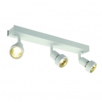  PURI 3 ceiling light, matt white, GU10, max. 3x50W, incl. decorative ring