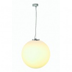  ROTOBALL E27 pendant luminaire , silvergrey / white, Energy Saver, max. 25W