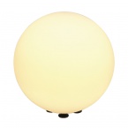  ROTOBALL FLOOR 40 outdoor luminaire, white, E27, max. 24W, IP44